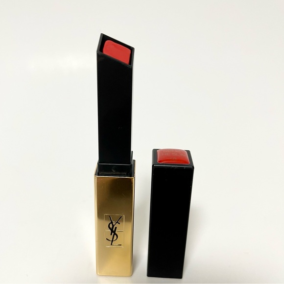 YSL ROUGE PUR COUTURE THE SLIM MATTE LIPSTICK - Corail Antinomique 10 - Picture 3 of 6